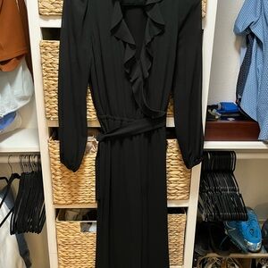 MICHAEL Michael Kors Black Long Sleeve Jumpsuit-lined